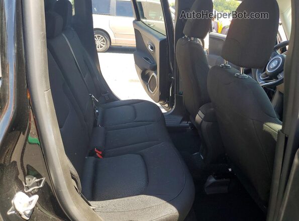 ZACCJAAB6HPF43200 2017 JEEP RENEGADE Black Widok tylnych siedzeń