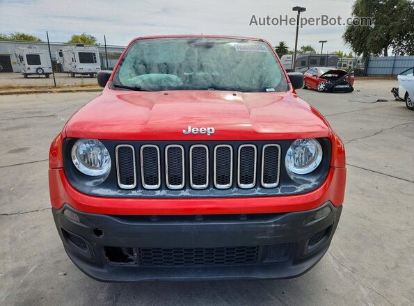 ZACCJAAB7HPE79555 2017 JEEP RENEGADE Red Vista frontal