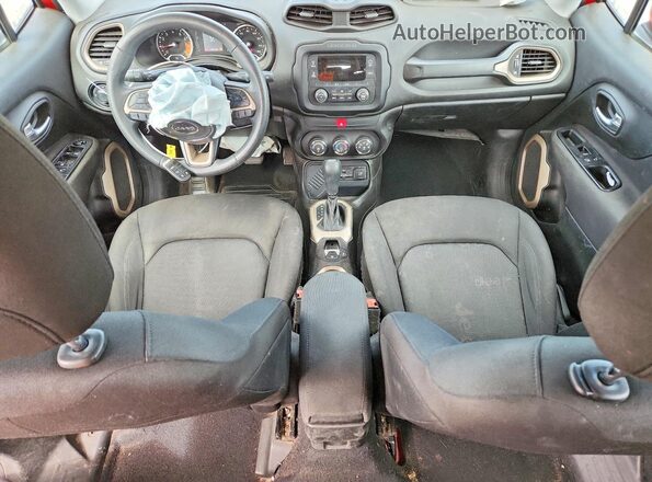 ZACCJAAB7HPE79555 2017 JEEP RENEGADE Red Vista del salpicadero