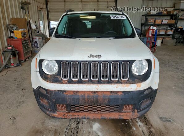 ZACCJAAB8HPE53210 2017 JEEP RENEGADE Белый Вид спереди