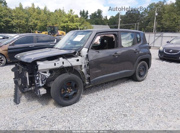 ZACCJAAH1HPF73497 2017 JEEP RENEGADE Серый Передняя левая четверть