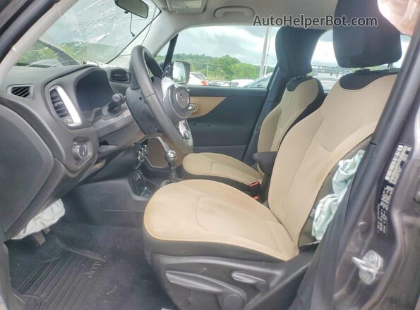 ZACCJAAH8HPF73416 2017 JEEP RENEGADE Gray Սալոնի դիմացի տեսք