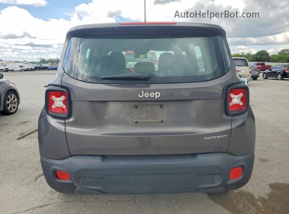 ZACCJAAH8HPF73416 2017 JEEP RENEGADE Gray Հետևի տեսք