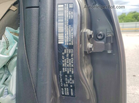 ZACCJAAH8HPF73416 2017 JEEP RENEGADE Gray VIN կոդի պիտակի տեսք