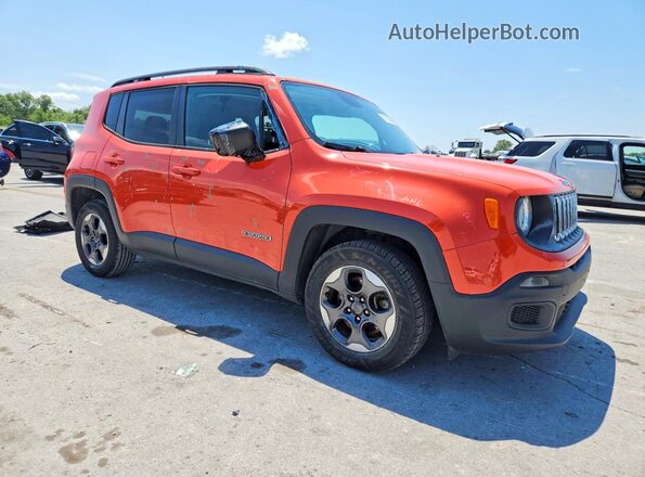 ZACCJAAT2GPD42644 2016 JEEP RENEGADE Оранжевый Передняя правая четверть