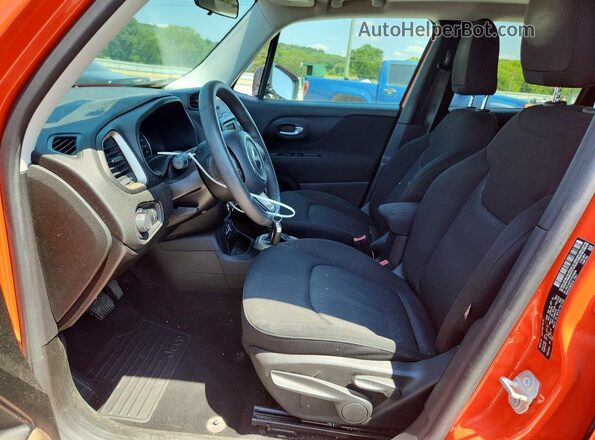 ZACCJAAT2GPD42644 2016 JEEP RENEGADE Оранжевый Вид салона спереди