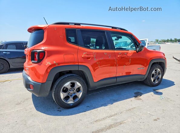 ZACCJAAT2GPD42644 2016 JEEP RENEGADE Оранжевый Задняя правая четверть