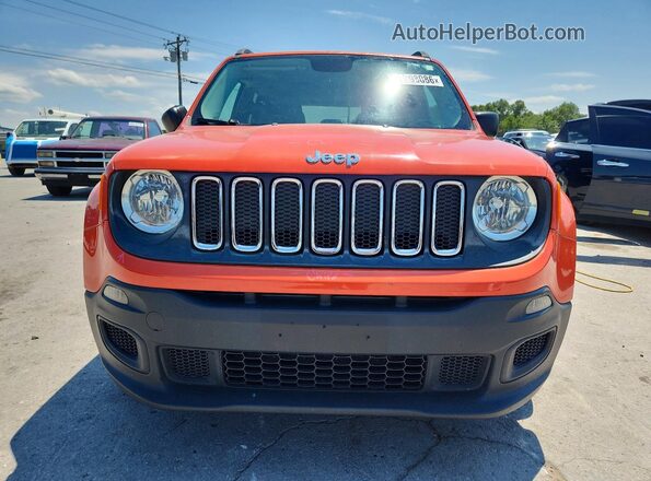 ZACCJAAT2GPD42644 2016 JEEP RENEGADE Оранжевый Вид спереди