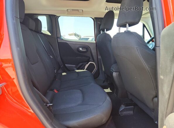 ZACCJAAT2GPD42644 2016 JEEP RENEGADE Оранжевый Вид задних сидений