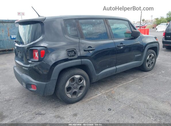 ZACCJAAT3GPD12665 2016 JEEP RENEGADE Black Trasero derecho