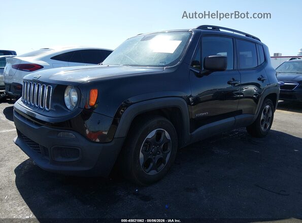 ZACCJAAT6GPD69104 2016 JEEP RENEGADE Black Vista tres cuartos delantera izquierda