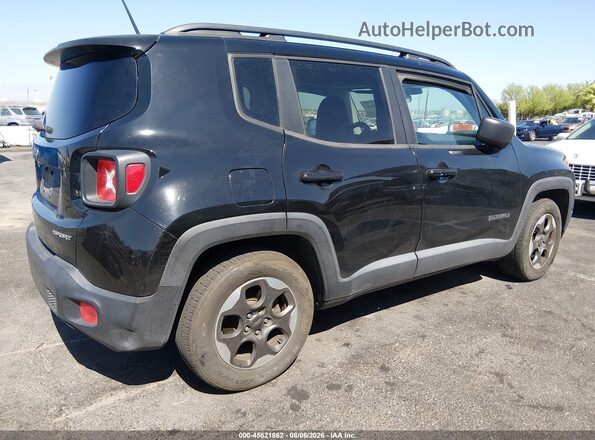 ZACCJAAT6GPD69104 2016 JEEP RENEGADE Black Trasero derecho
