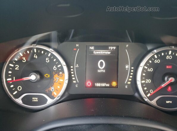 ZACCJAAW2GPD84452 2016 JEEP RENEGADE White Սարքավորումների վահանակի տեսք