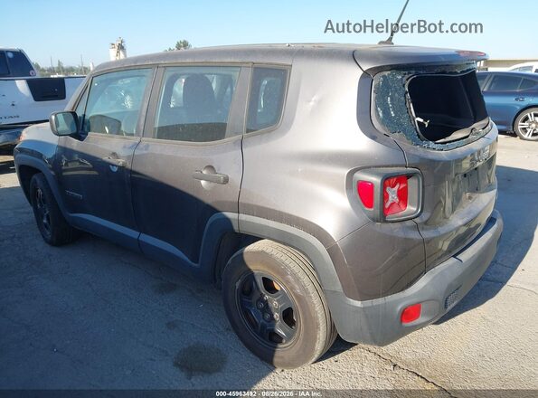 ZACCJAAW4GPD05895 2016 JEEP RENEGADE Gray უკანა მარცხენა