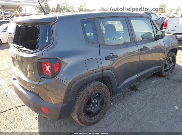 ZACCJAAW4GPD05895 2016 JEEP RENEGADE Gray უკანა მარჯვენა