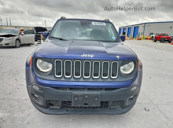 ZACCJABB0JPJ24518 2018 JEEP RENEGADE Blue Widok z przodu