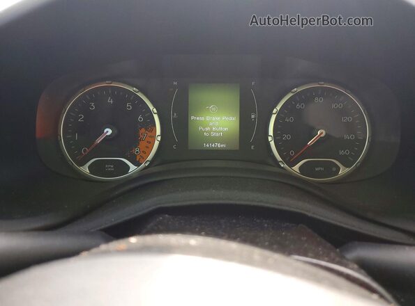 ZACCJABB0JPJ40833 2018 JEEP RENEGADE Gray Вид щитка приладів