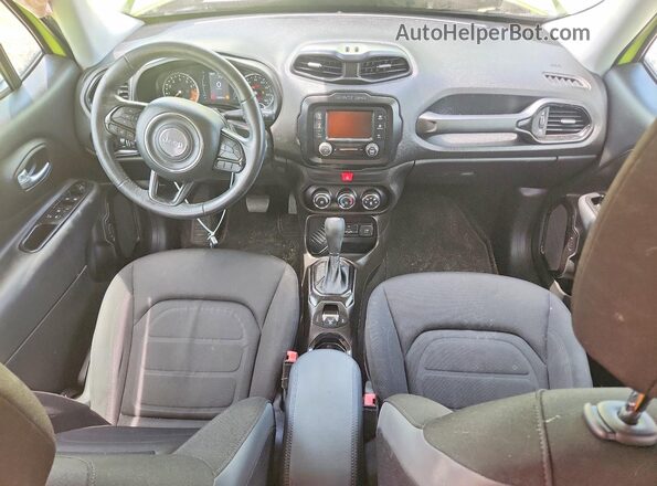 ZACCJABB1HPG43381 2017 JEEP RENEGADE Green Vista del salpicadero