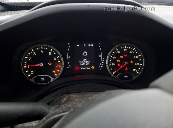 ZACCJABB2JPG79988 2018 JEEP RENEGADE Gray Widok zestawu wskaźników