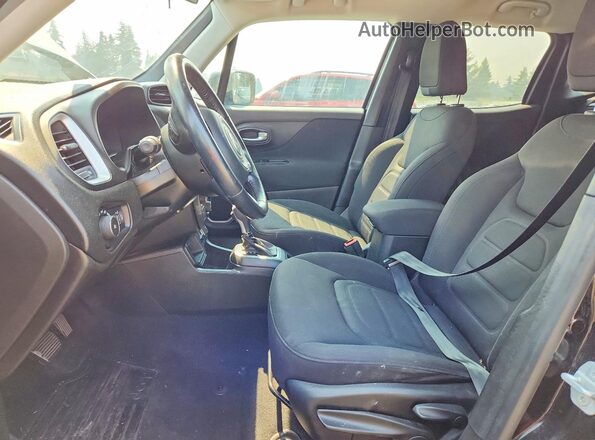 ZACCJABB2JPG89503 2018 JEEP RENEGADE Black Widok wnętrza z przodu