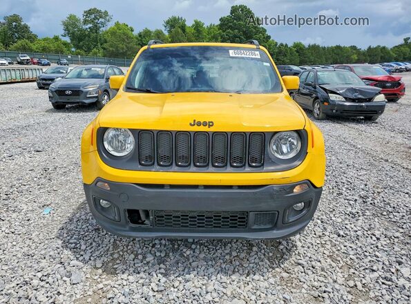 ZACCJABB2JPH56150 2018 JEEP RENEGADE Yellow Front view