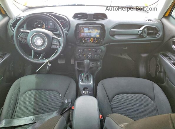 ZACCJABB2JPH56150 2018 JEEP RENEGADE Yellow Dashboard view