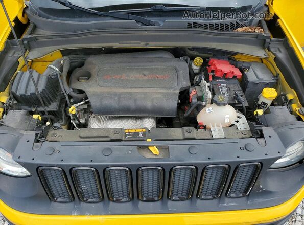 ZACCJABB2JPH56150 2018 JEEP RENEGADE Yellow Engine compartment view