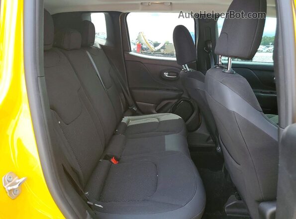 ZACCJABB2JPH56150 2018 JEEP RENEGADE Yellow Rear interior view