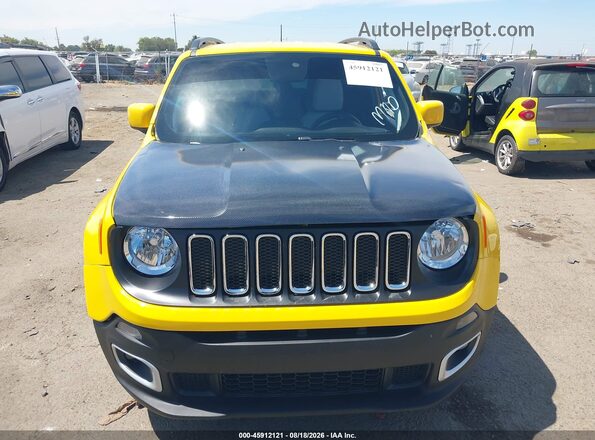 ZACCJABB2JPJ60257 2018 JEEP RENEGADE Желтый Вид щитка приборов