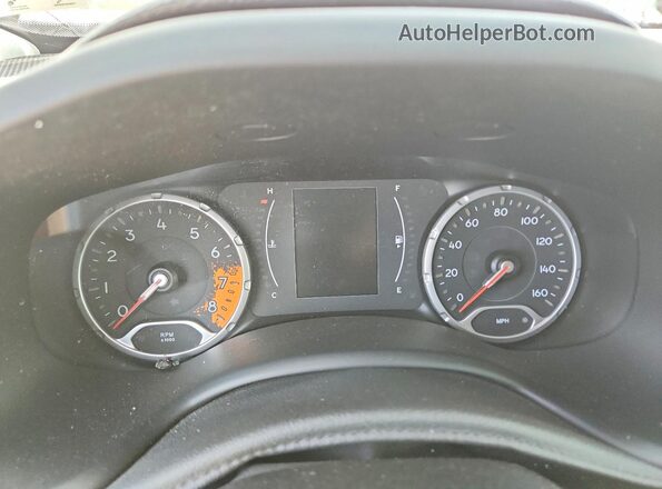 ZACCJABB3HPF64486 2017 JEEP RENEGADE Gray Instrument cluster view