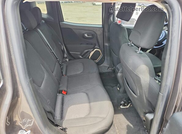 ZACCJABB3HPF64486 2017 JEEP RENEGADE Gray Rear seats view