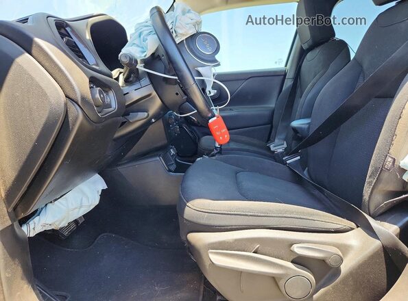 ZACCJABB3JPG98355 2018 JEEP RENEGADE Gray Вид салону спереду