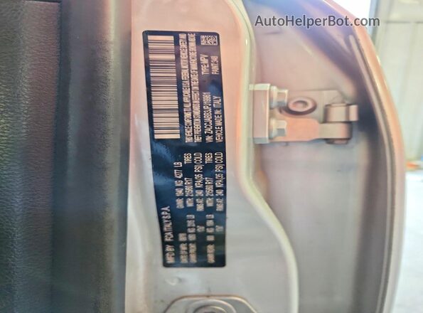 ZACCJABB3JPJ19961 2018 JEEP RENEGADE Silver Вид наклейки з VIN-кодом