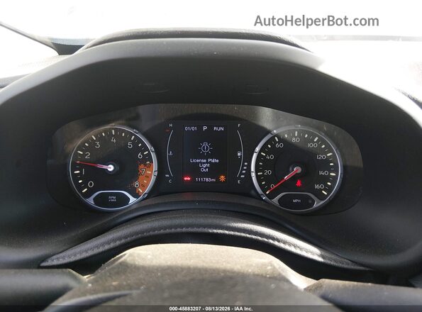 ZACCJABB4HPF78266 2017 JEEP RENEGADE Silver Widok tylnych siedzeń