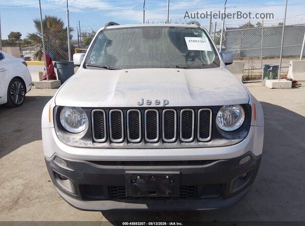 ZACCJABB4HPF78266 2017 JEEP RENEGADE Silver Widok zestawu wskaźników