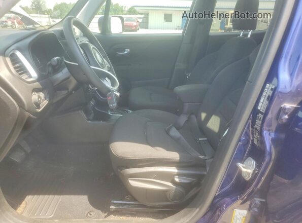 ZACCJABB4JPH89411 2018 JEEP RENEGADE Blue წინა სალონის ხედი