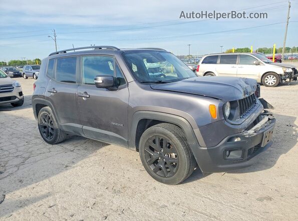 ZACCJABB4JPJ06233 2018 JEEP RENEGADE Gray Przód prawy
