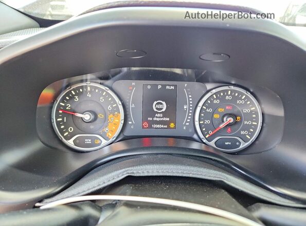 ZACCJABB5JPH85349 2018 JEEP RENEGADE Синий Вид щитка приборов
