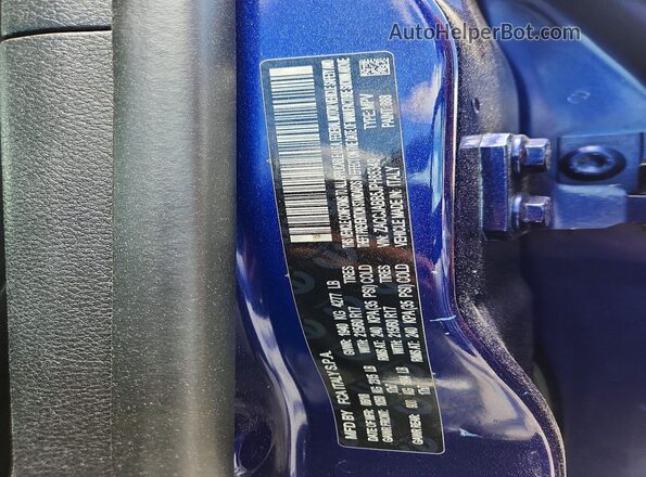 ZACCJABB5JPH85349 2018 JEEP RENEGADE Синий Вид наклейки с VIN-кодом