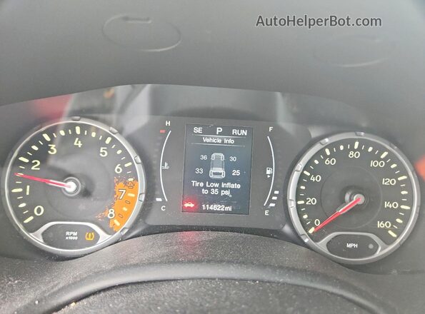 ZACCJABB6HPF07926 2017 JEEP RENEGADE Белый Вид щитка приборов