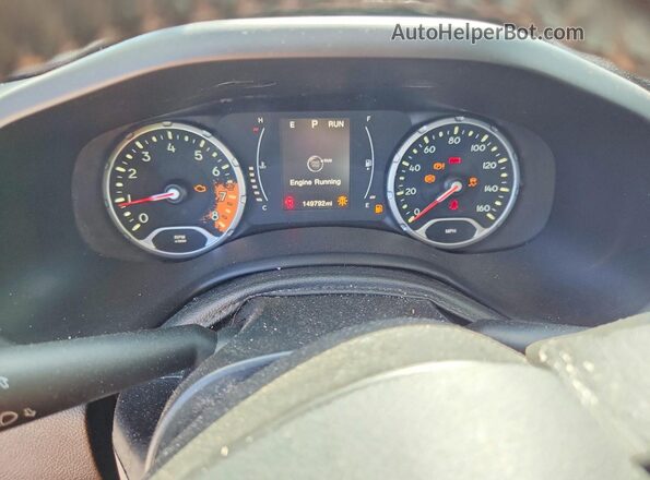ZACCJABB8HPE71608 2017 JEEP RENEGADE White Vista del cuadro de instrumentos
