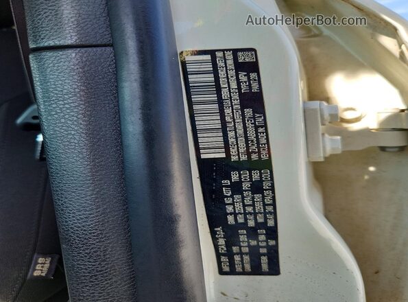 ZACCJABB8HPE71608 2017 JEEP RENEGADE White Vista de la etiqueta del VIN