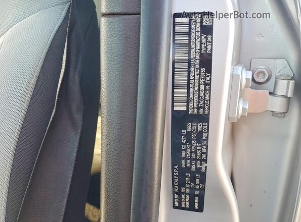 ZACCJABB8HPE79756 2017 JEEP RENEGADE Silver VIN კოდის სტიკერის ხედი