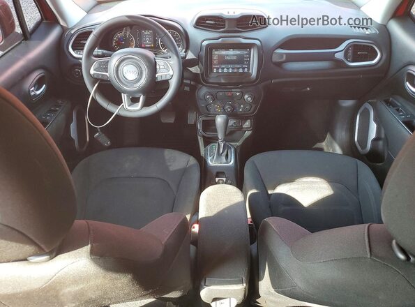 ZACCJABB8JPH97902 2018 JEEP RENEGADE Red Dashboard view