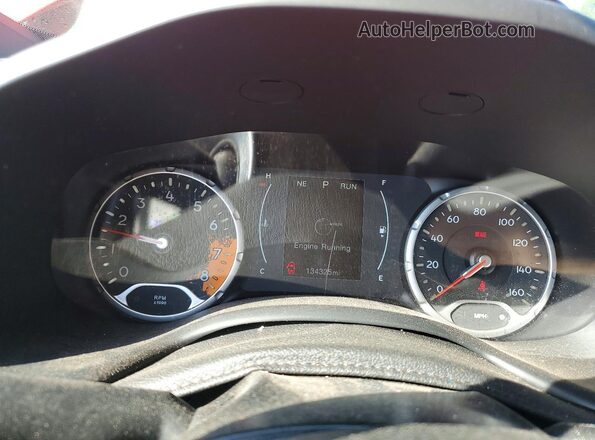 ZACCJABB8JPH97902 2018 JEEP RENEGADE Red Instrument cluster view