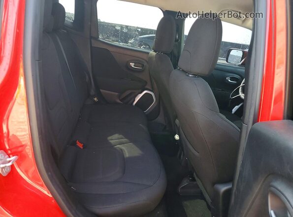 ZACCJABB8JPH97902 2018 JEEP RENEGADE Red Rear seats view