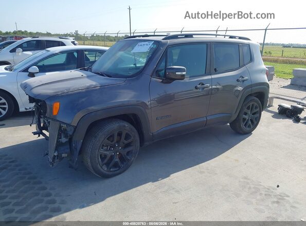 ZACCJABB8JPJ08065 2018 JEEP RENEGADE Gray Vista tres cuartos delantera izquierda