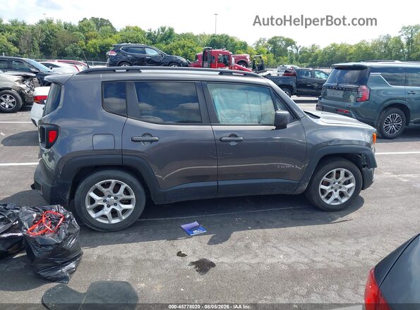 ZACCJABB8JPJ51160 2018 JEEP RENEGADE Gray Вид задньої частини салону