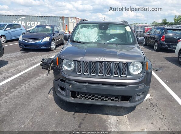 ZACCJABB8JPJ51160 2018 JEEP RENEGADE Gray Вид щитка приладів