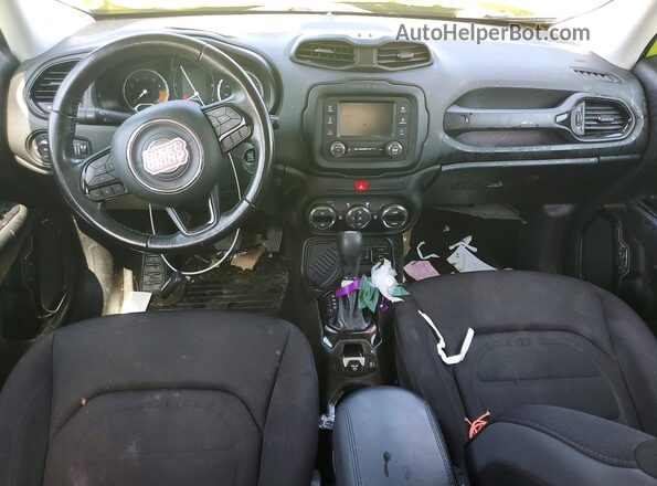 ZACCJABB9HPG06322 2017 JEEP RENEGADE Green Вид панелі приладів